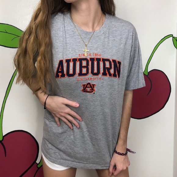 SOLD🛒 HEATHER GRAY AUBURN UNIVERSITY TEE - Picture 2 of 4